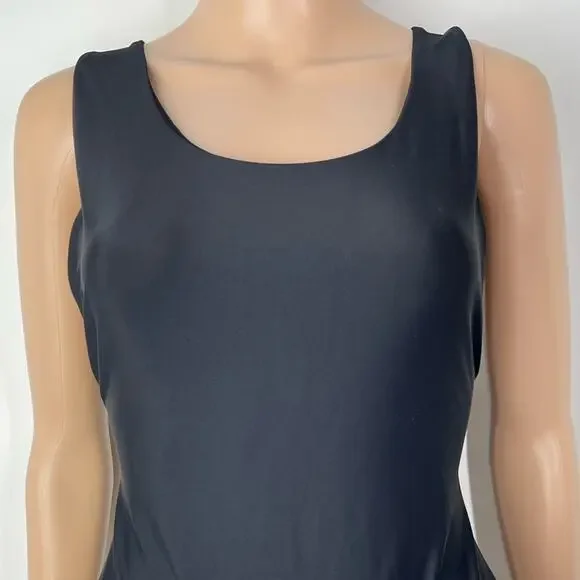 Aerie Super Scoop Black Plunging Back One Piece Swimsuit - Picture 5 of 11